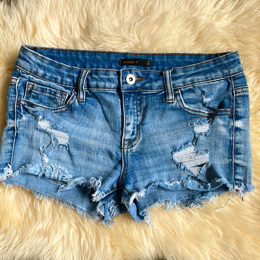 Klique B Jean Shorts